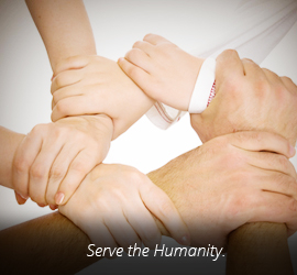serve the humanity.